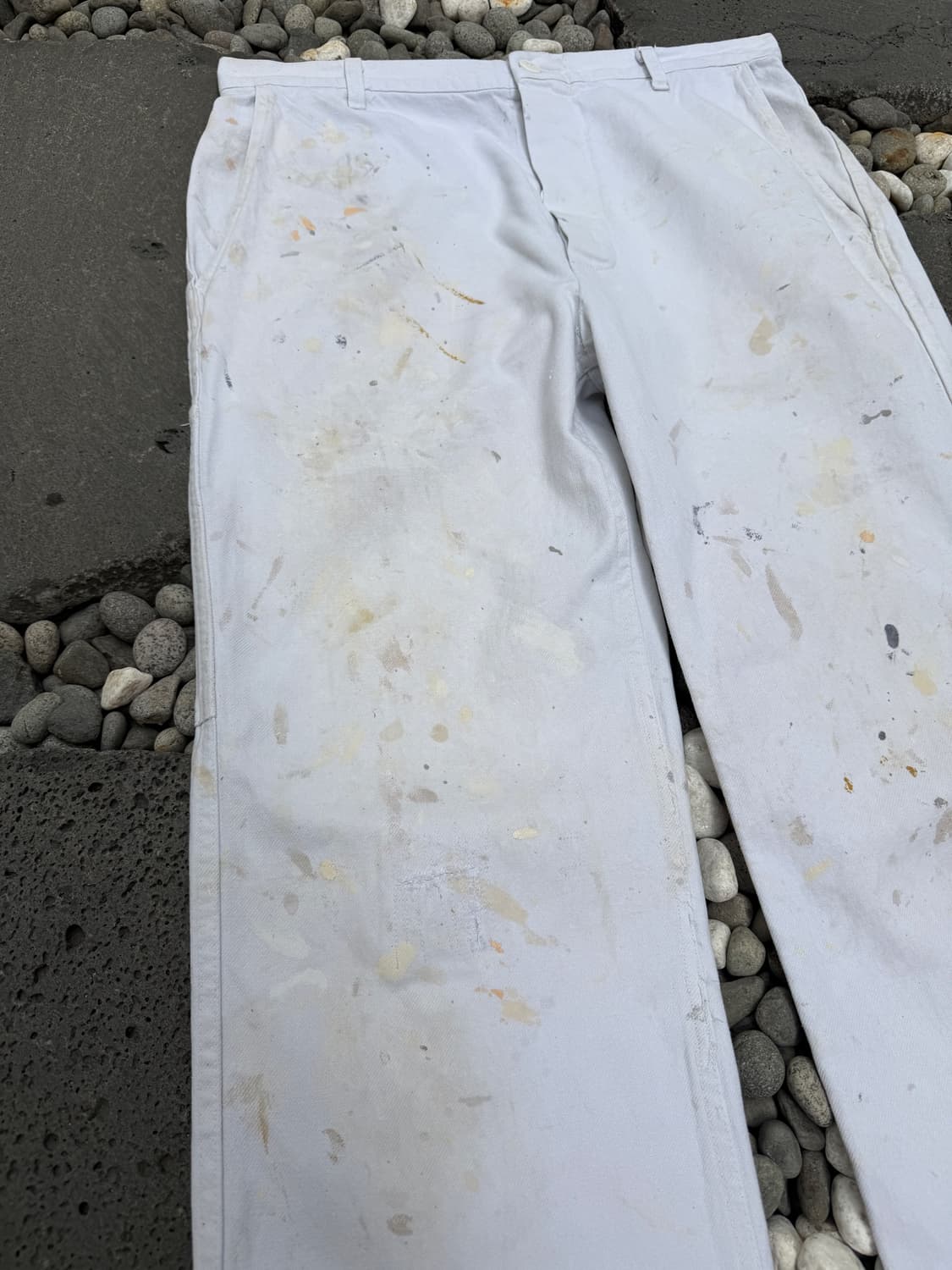 DISTRESSED 70s WHITE FRENCH 70s 프렌치워크팬츠 상품이미지5