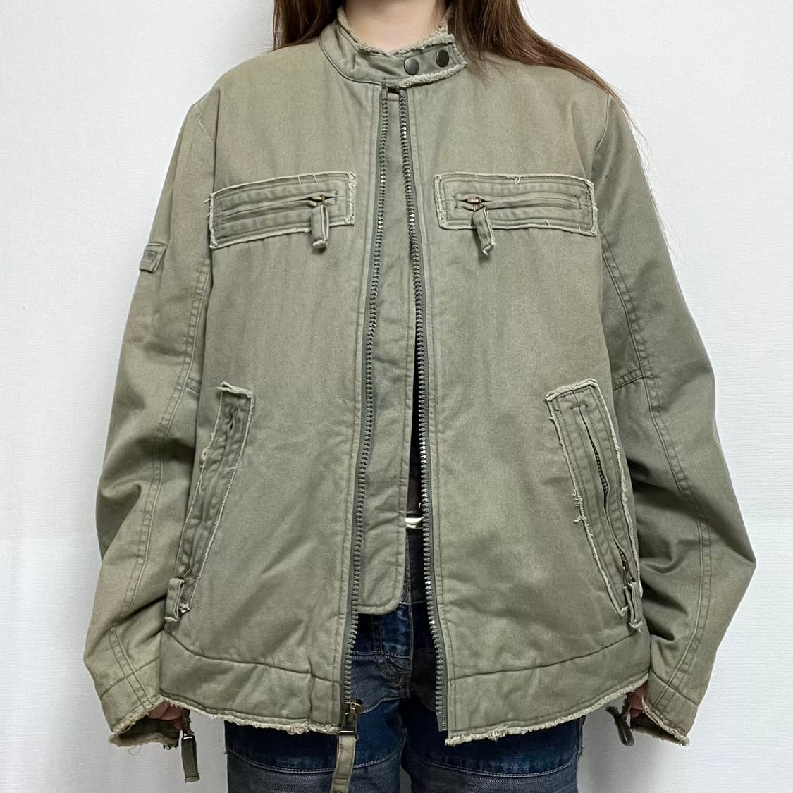 DIESEL 디젤 그런지 Y2K 바이커 자켓 상품이미지1