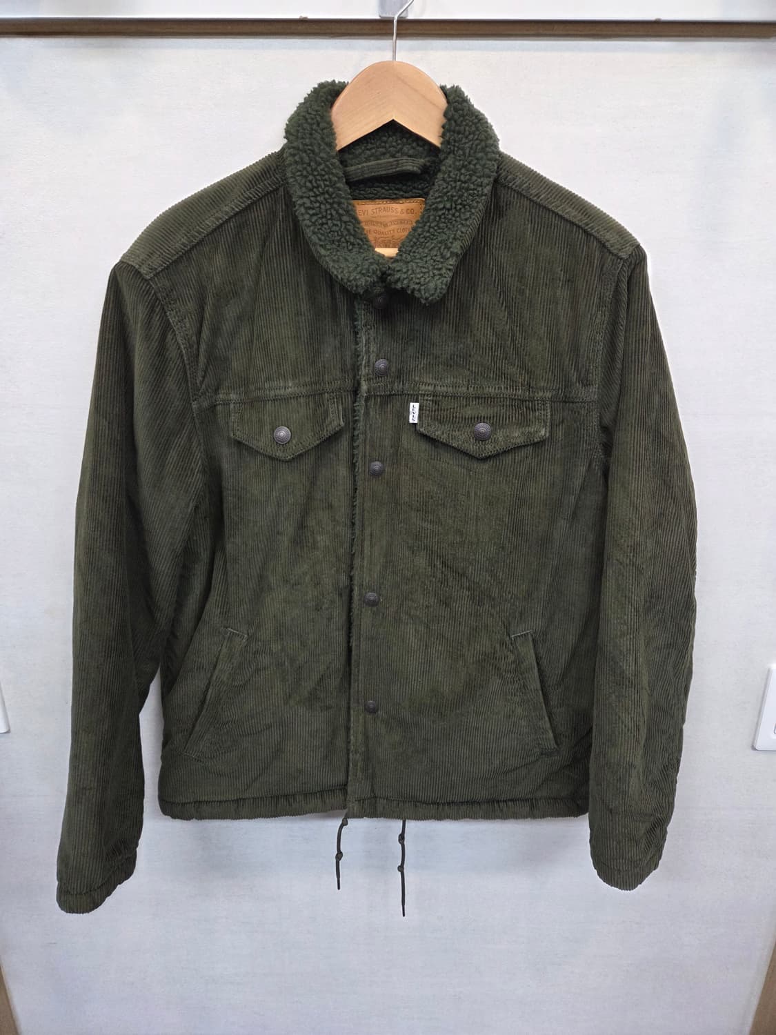 리바이스 빈티지 코듀로이 셰르파 트러커자켓 m 상품이미지1