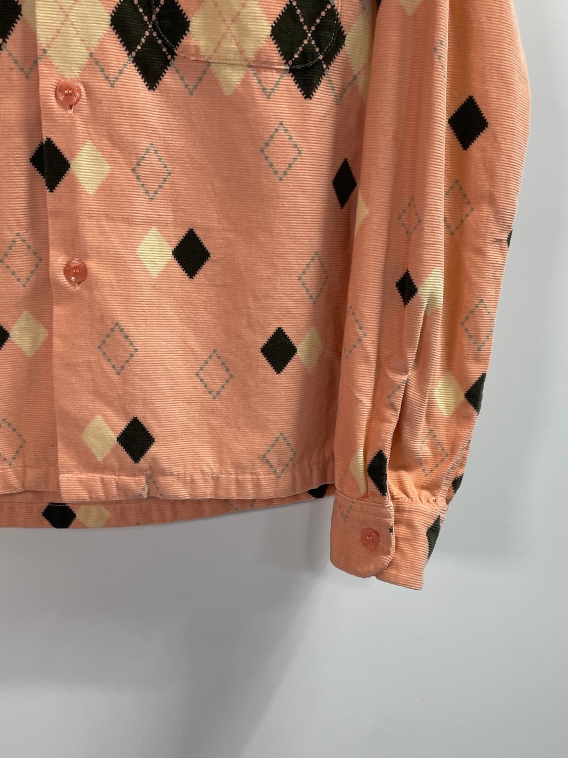 스타일아이즈 X 빔즈보이 우먼스 아가일 셔츠 (on.156) 상품이미지4