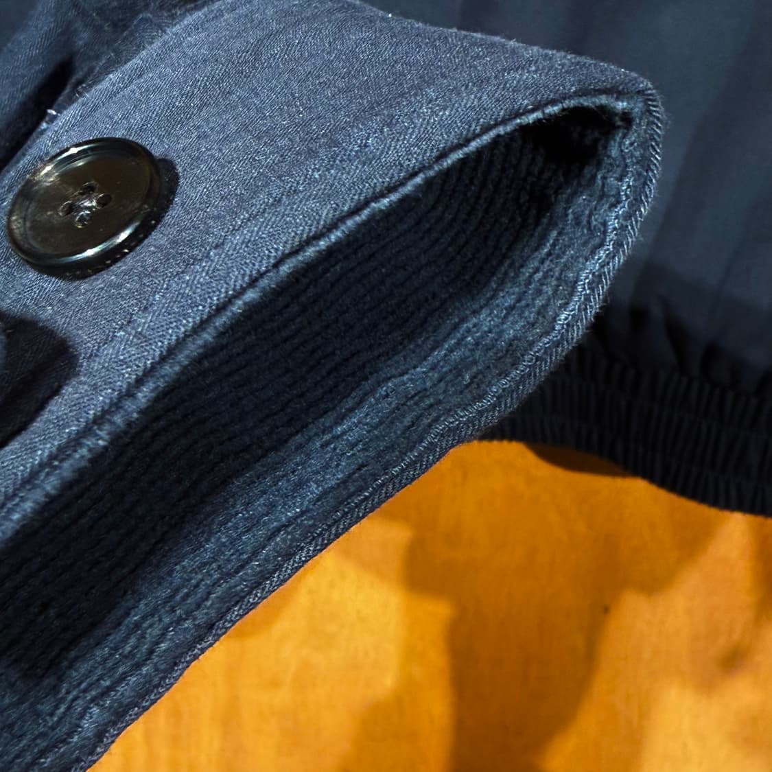 던스트 코튼 헤링턴 자켓 M 블루종 상품이미지7