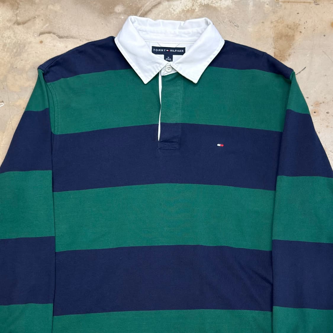 M 타미힐피거 스트라이프 럭비 티셔츠 상품이미지1