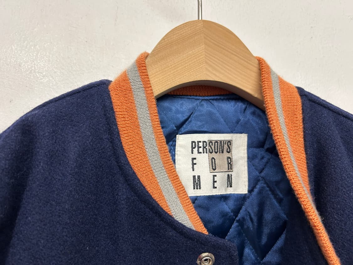 PERSONS 바시티자켓 야구 점퍼 네이비 상품이미지7