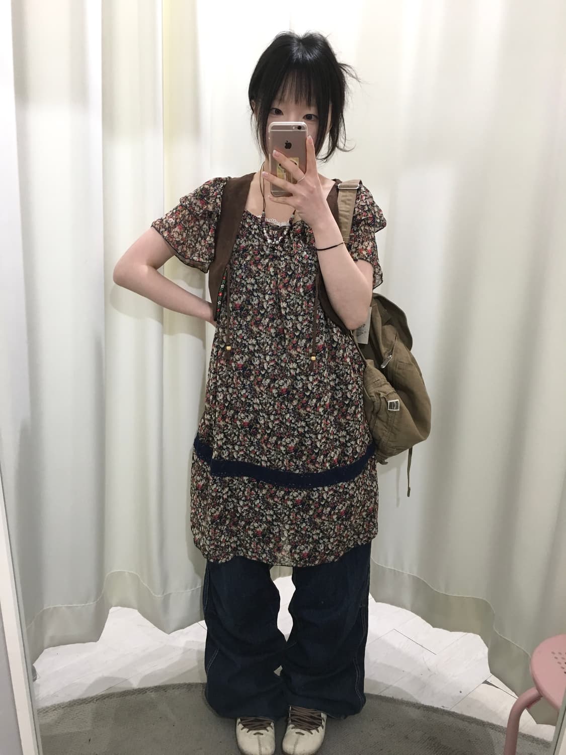 Vintage Stitch Wide Denim Pants 상품이미지3