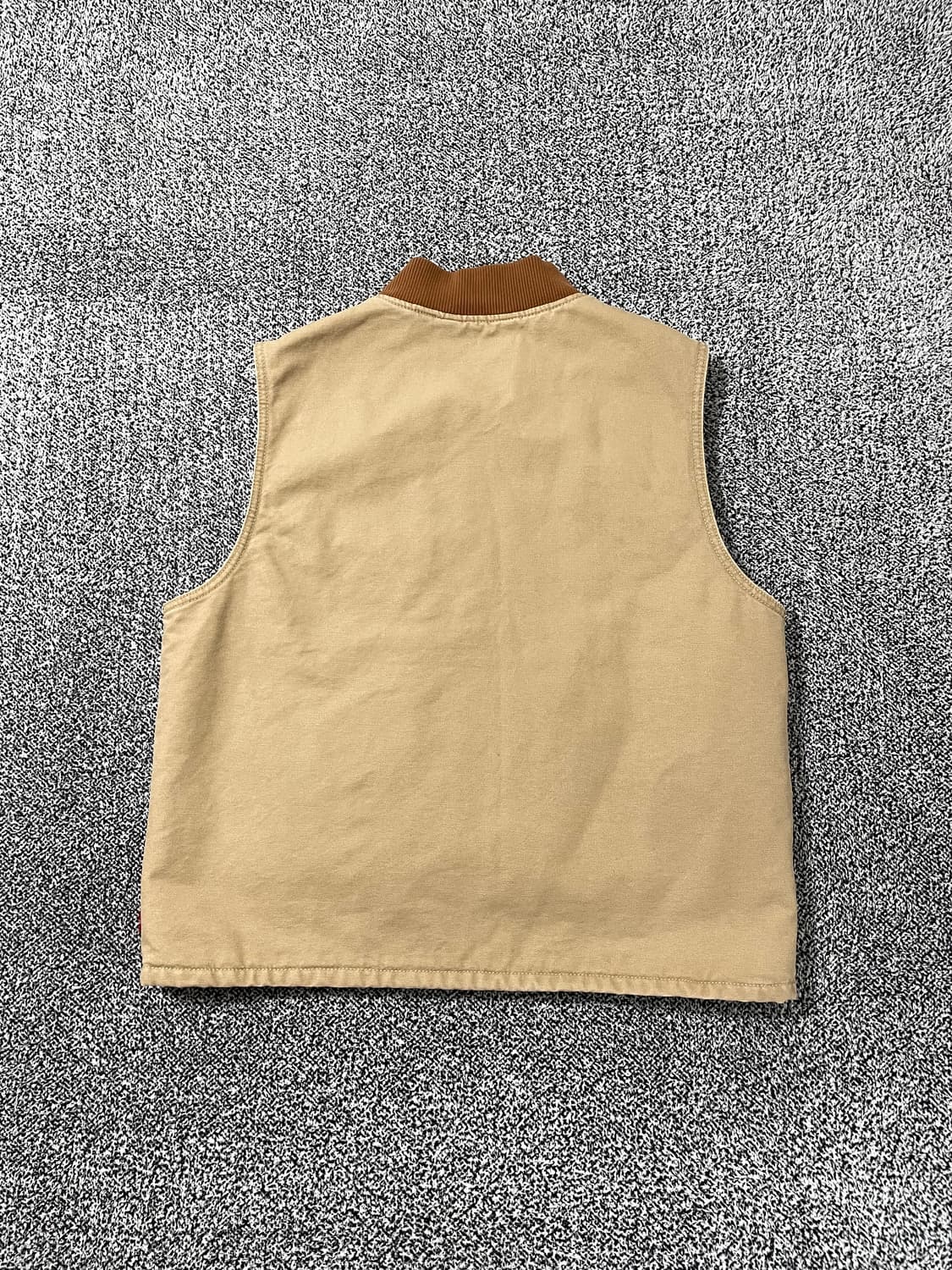 빈티지9. 리바이스 샌섬 베스트 경량 패딩 조끼 릴렉스드 베이지 데님 상품이미지3