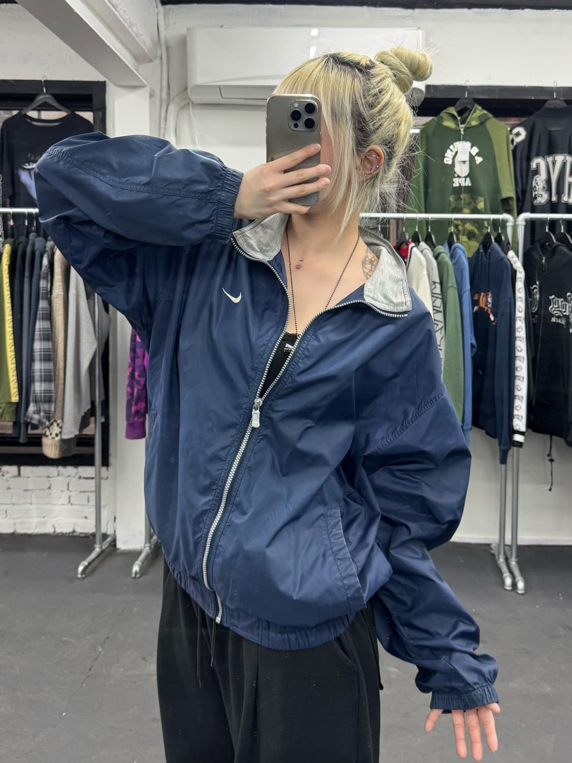 나이키 백스우시 올드스쿨 바람막이 상품이미지6