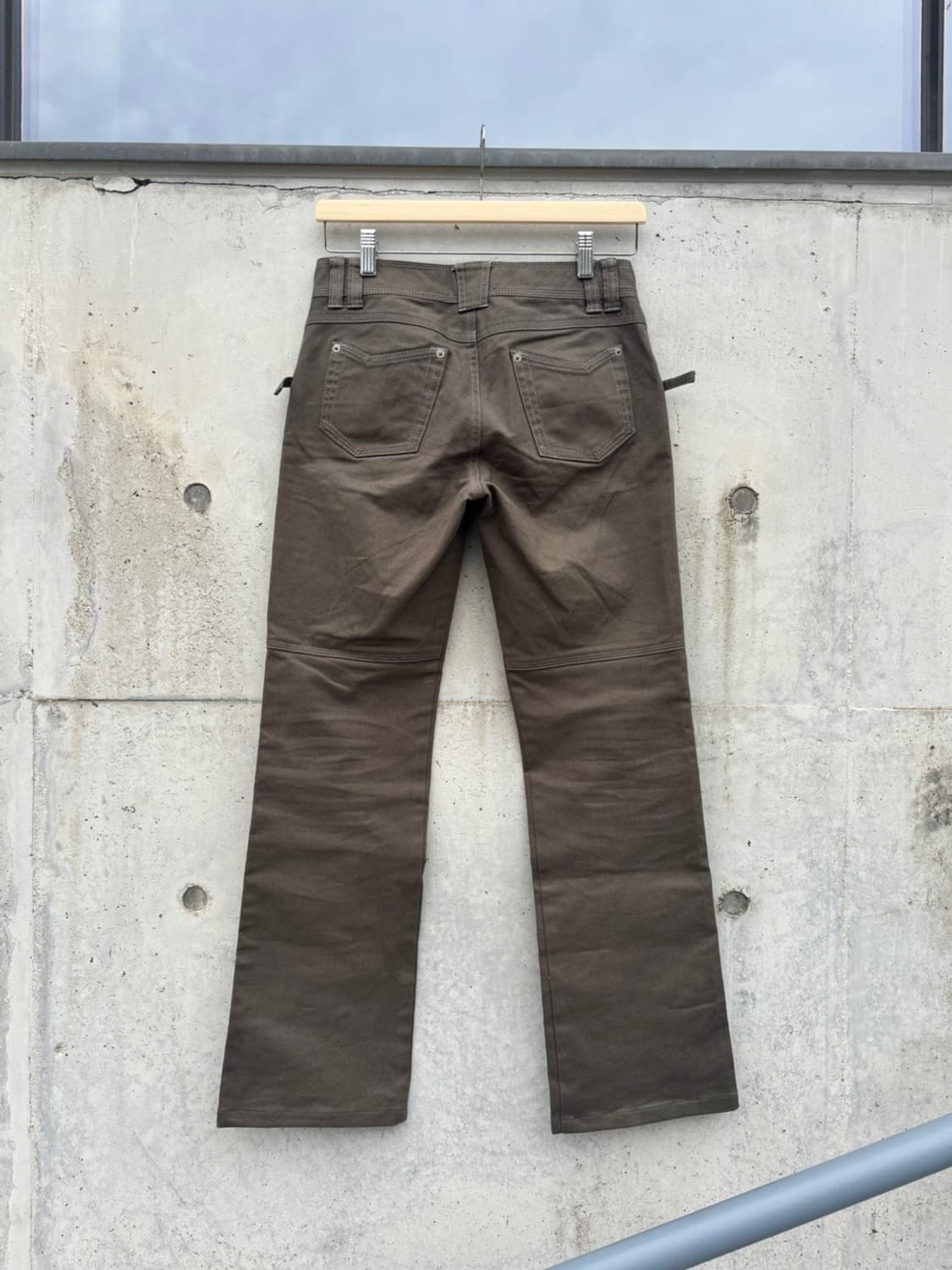 Olive Brown Flare Fit Pants 상품이미지3