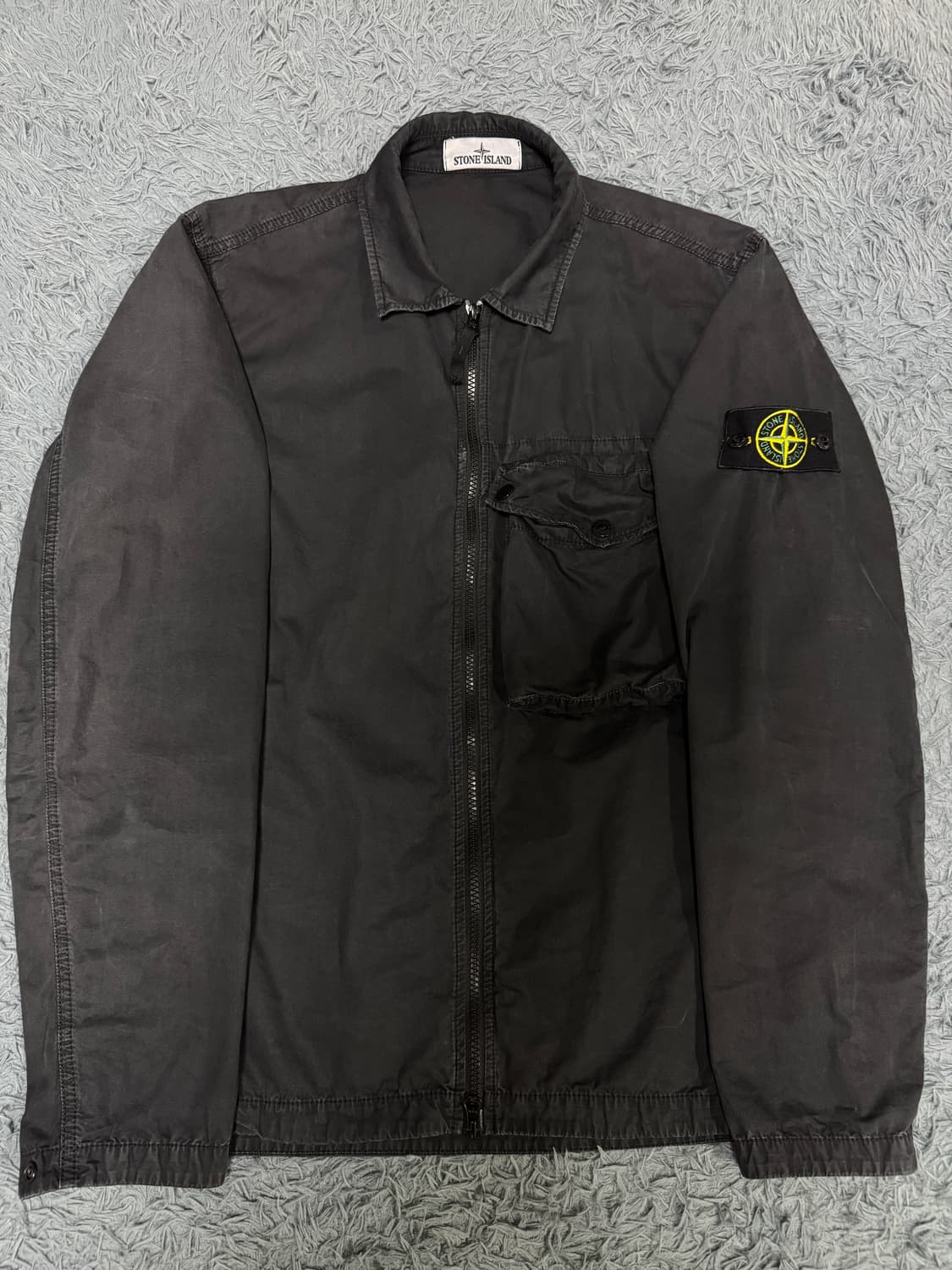 스톤아일랜드 21ss 올드이펙트 오버셔츠 상품이미지1