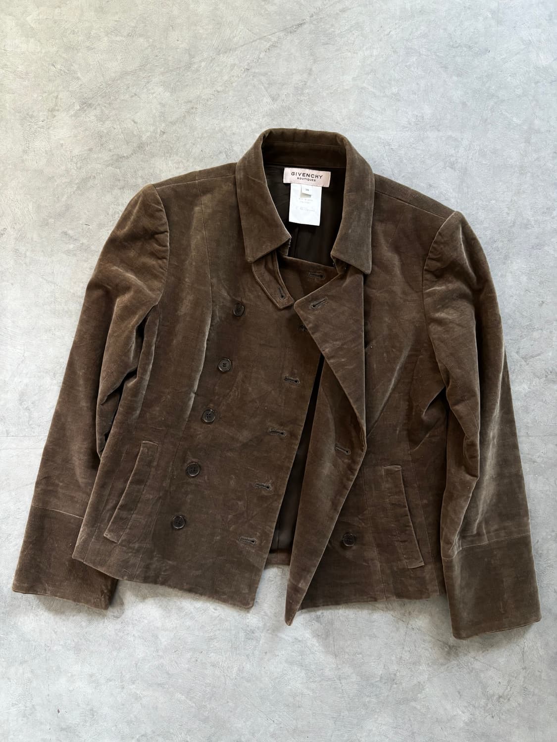 Givenchy 지방시 90‘s 브라운 더블 브레스티드 자켓 상품이미지1