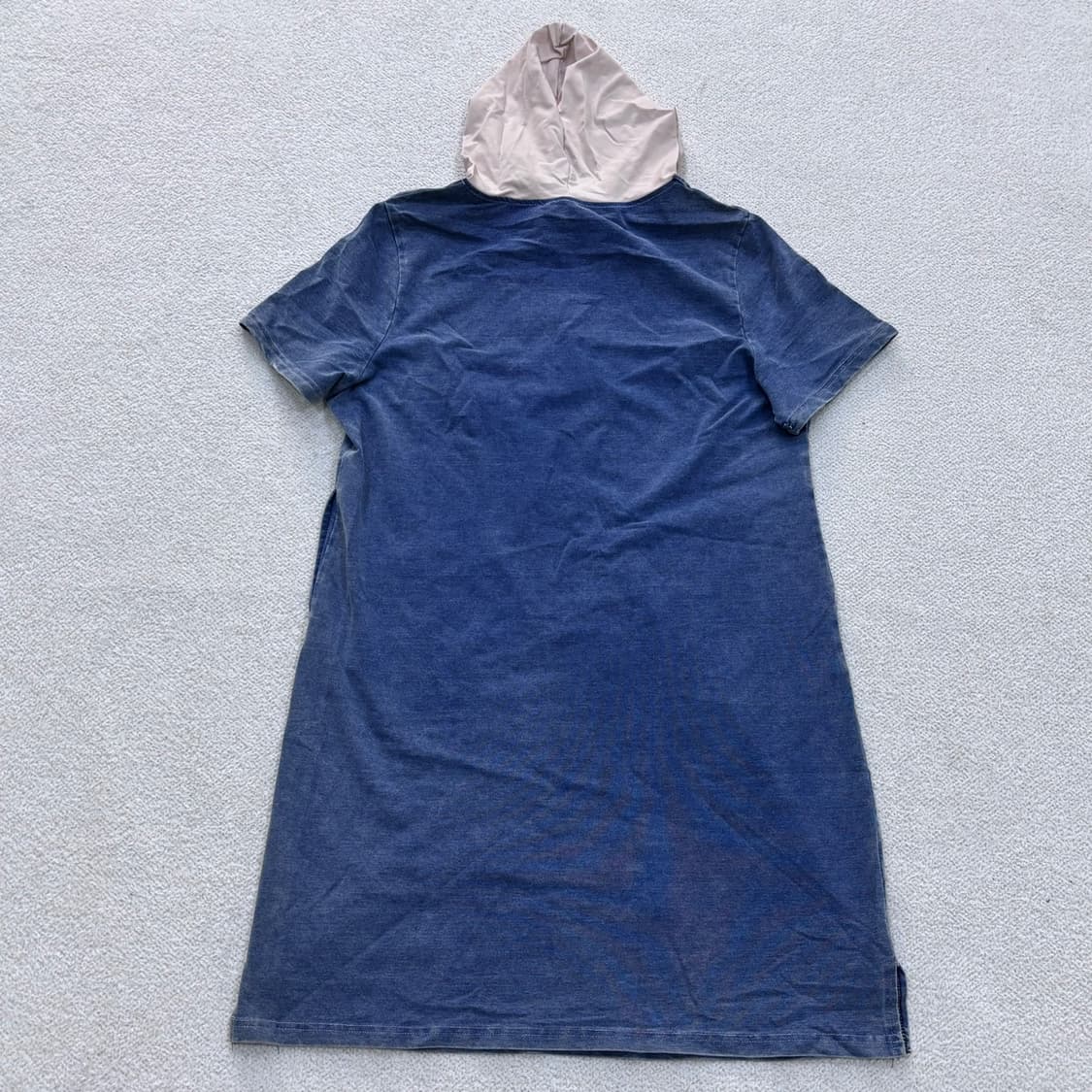 3XL 빈티지 그래픽 데님 후드 원피스 0423E 상품이미지2