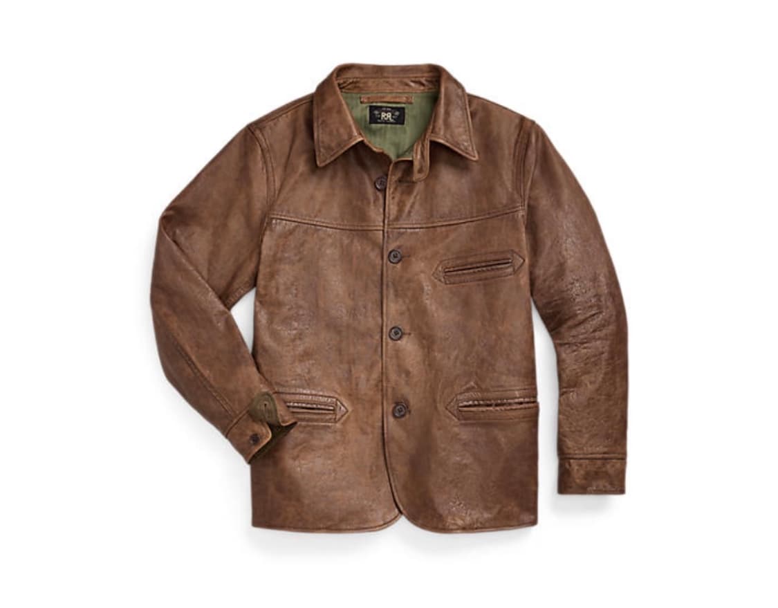 RRL 더블알엘 레더 카코트 L  상품이미지1