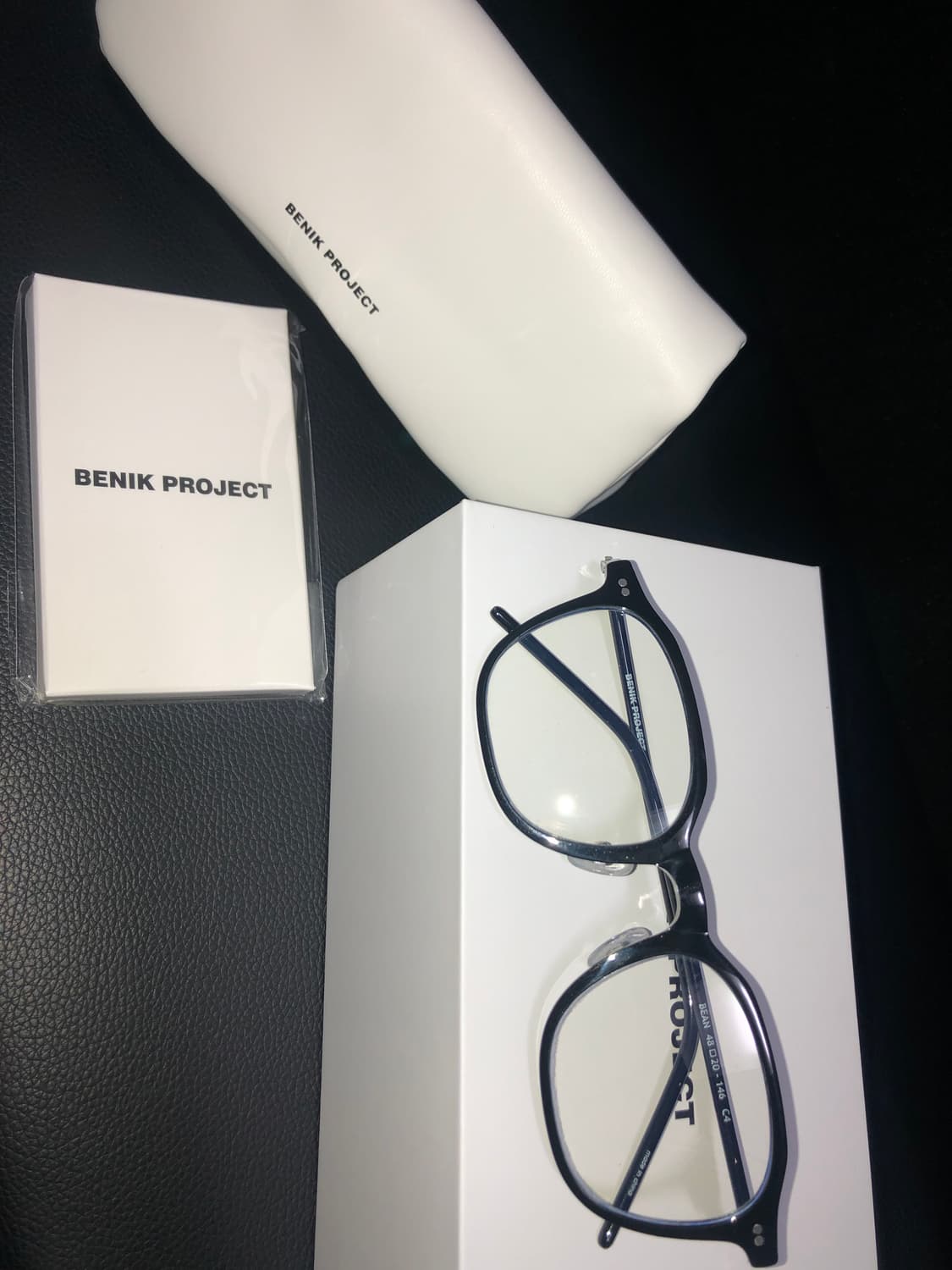 benik project bean c4 black 뿔테안경  상품이미지1