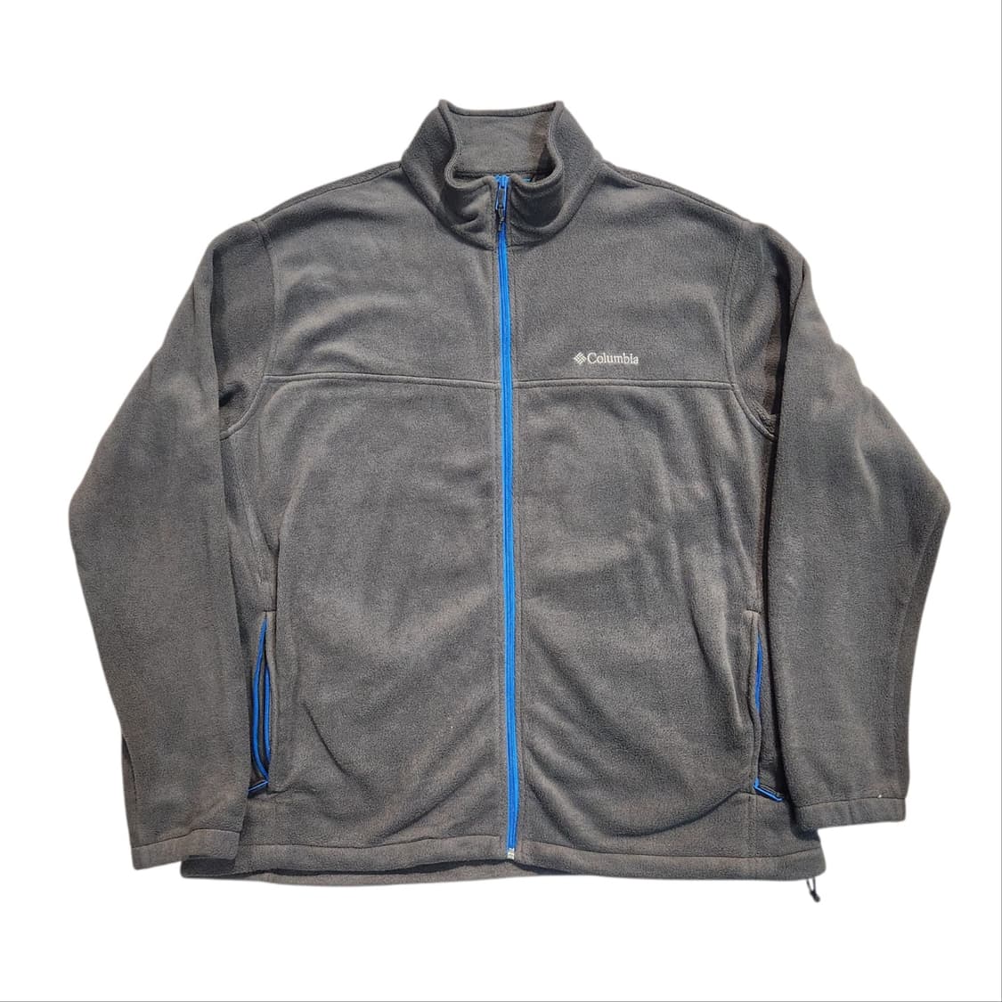 컬럼비아 회색 풀집업 플리스 자켓 (2XL) 상품이미지1
