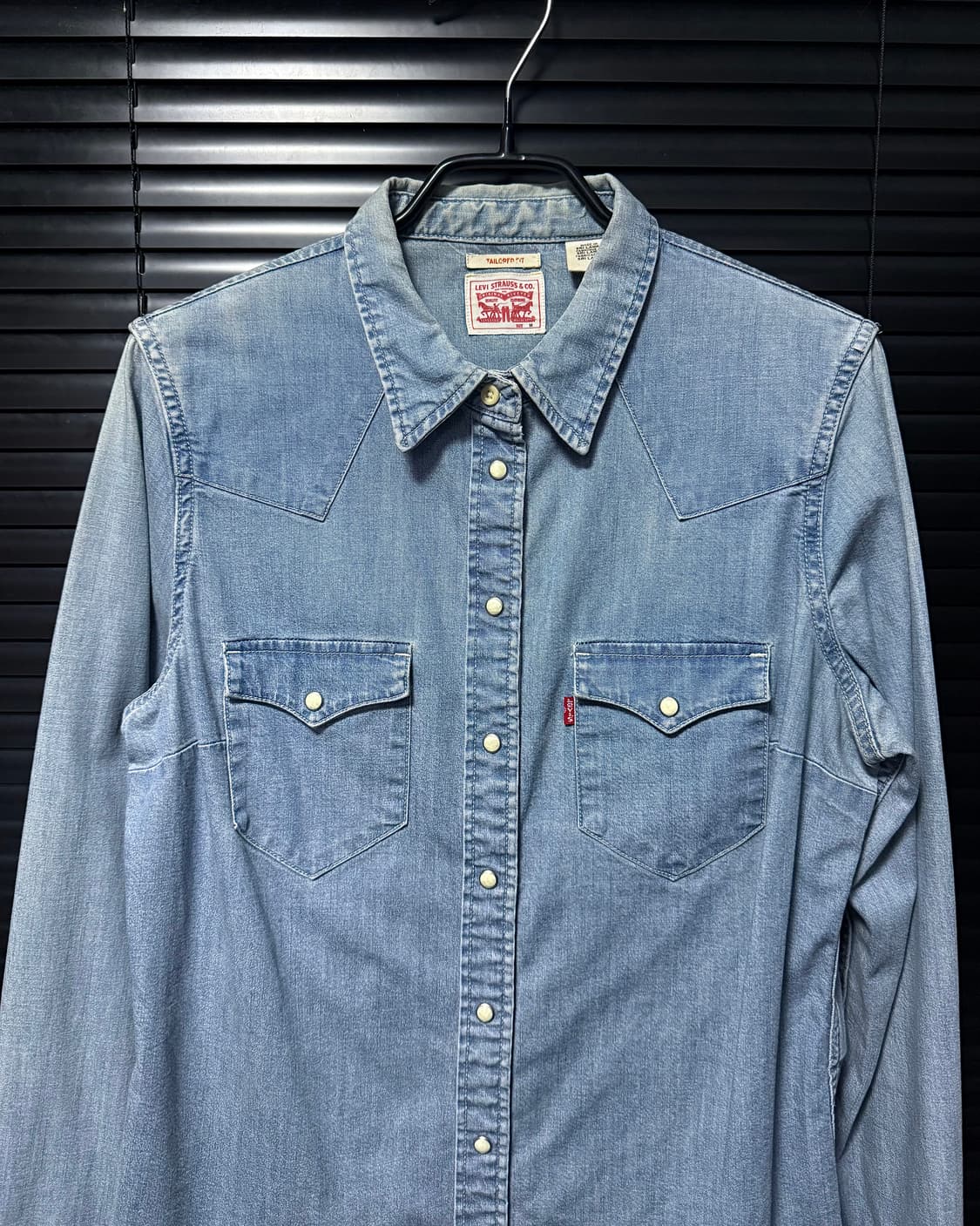 리바이스 데님 웨스턴 M 95 요크 여성 여자 에스닉 워크 셔츠 아메카지 상품이미지2