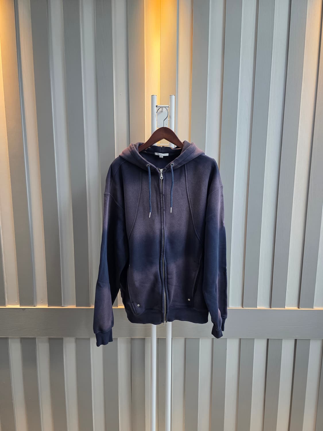 슬로우애시드  워싱후드집업 상품이미지1