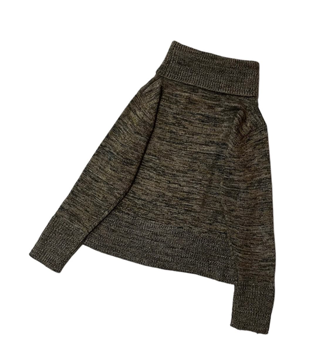 목폴라 포켓 디테일 니트 상품이미지3