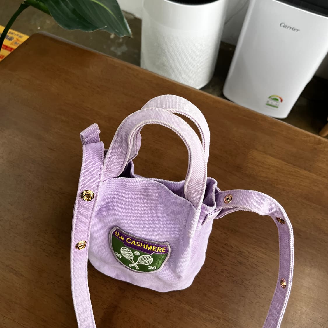 더캐시미어 캔버스 크로스백 상품이미지3