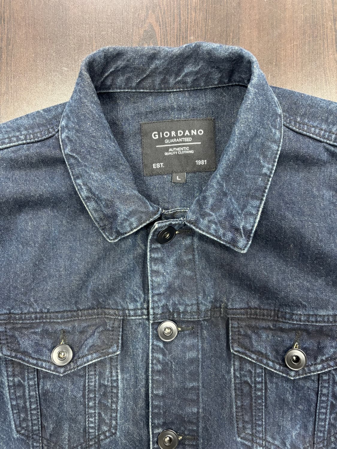 지오다노 데님 자켓 L 사이즈 상품이미지4