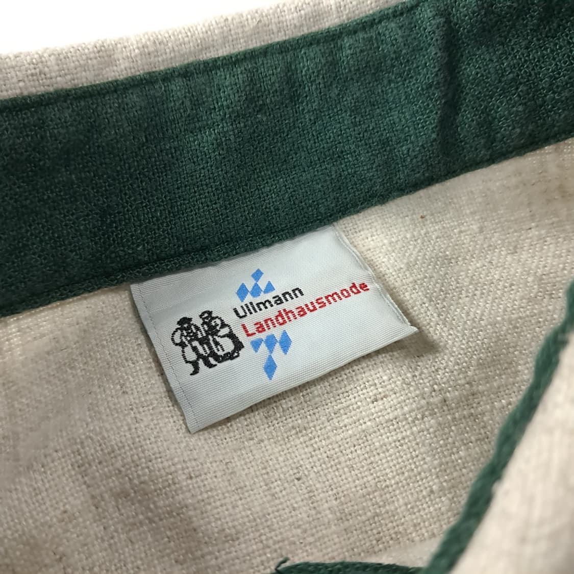 CJ594 XL 울만90s 독일판 바바리안 린넨코튼 셔츠 남방 상품이미지3