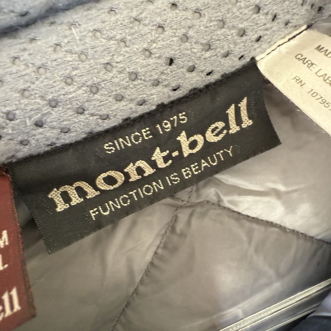 10s 몽벨 경량패딩 블랙 상품이미지5