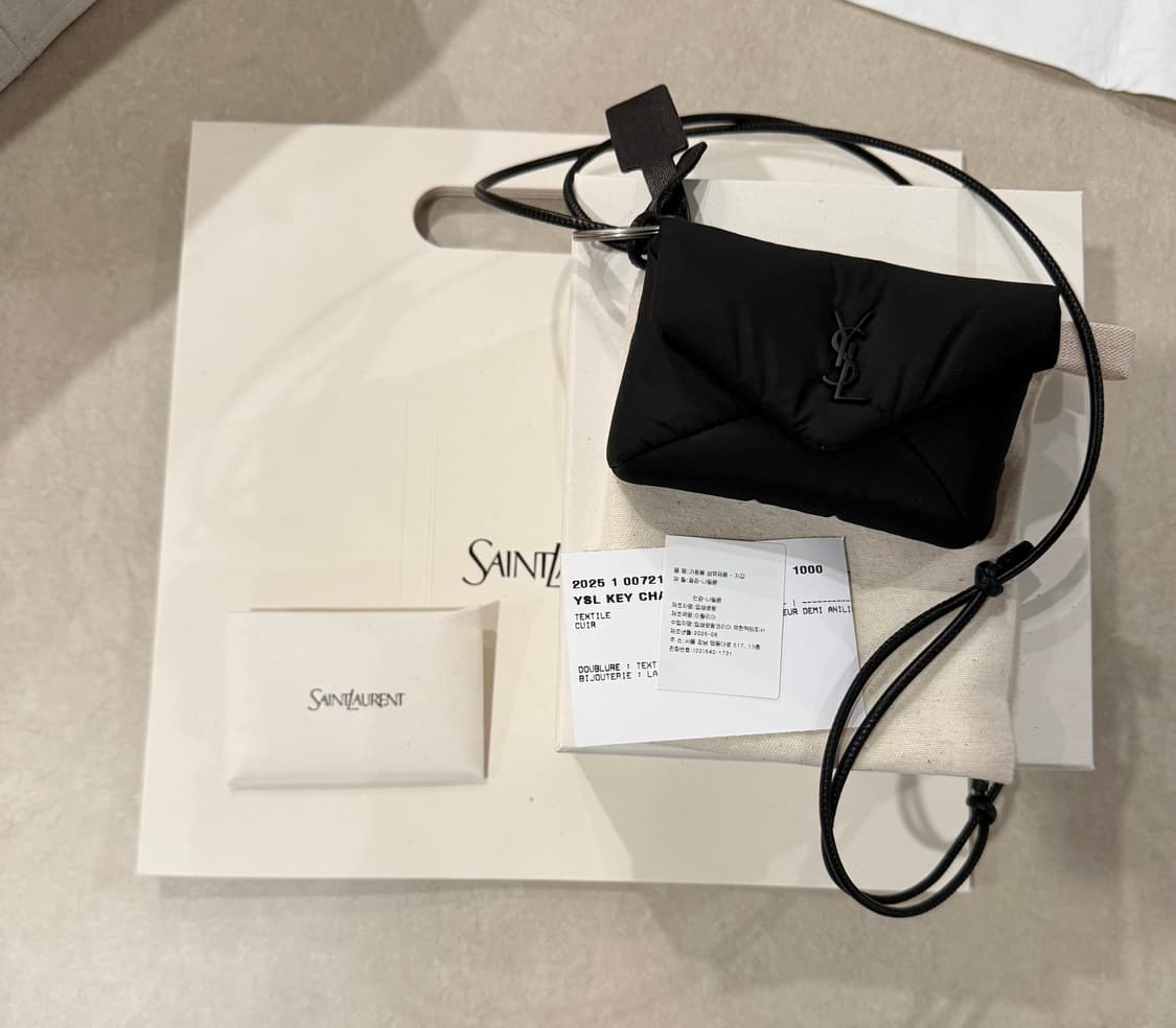 생로랑 나일론 카드지갑 (나일론 소재의 CASSANDRE 미니 엔벨로프) 상품이미지5