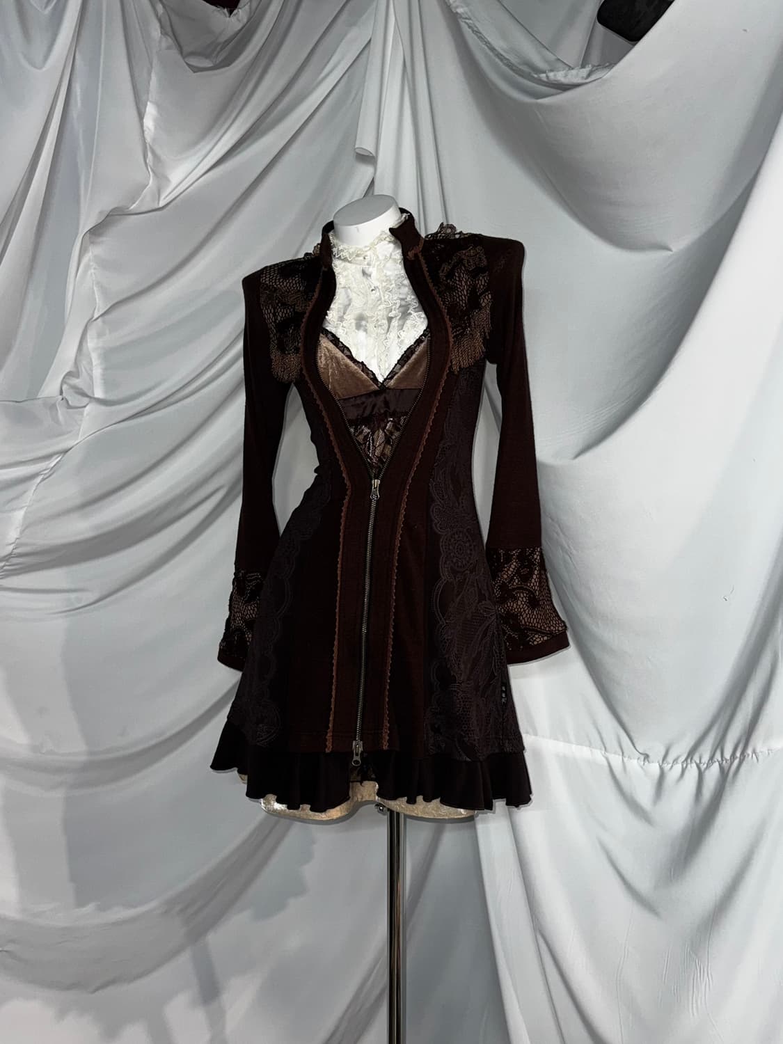 Ozz Angelo 오즈안젤로 브라운 클래식 고딕 오리엔탈 코디세트  상품이미지10