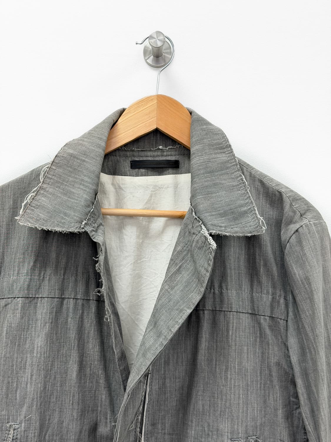 Y's 코튼 러프 엣지 자켓 상품이미지3