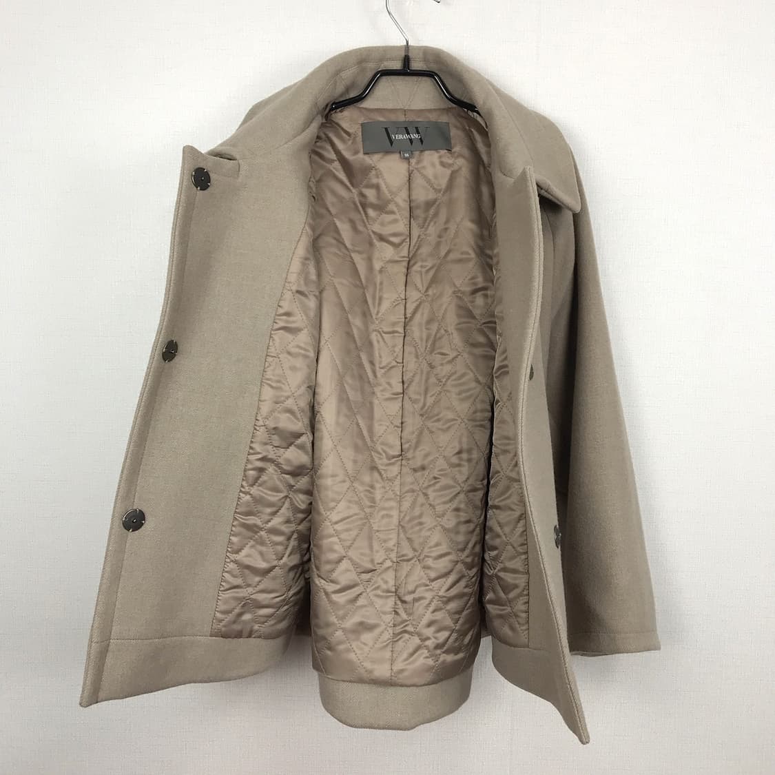 베라왕 VERAWANG 세미오버핏 숏 하프 코트 여성55 상품이미지7