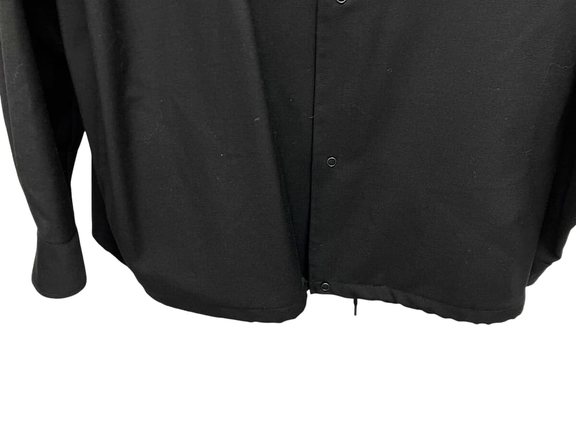 마카웨어 오가닉 모헤어 울 트로피컬 코치 자켓 블랙 상품이미지5