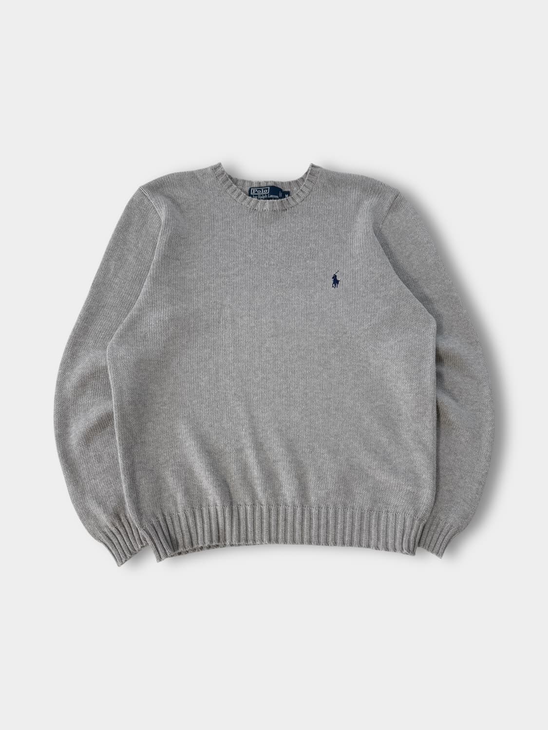 폴로 랄프로렌 루즈핏 그레이 코튼 니트 상품이미지1