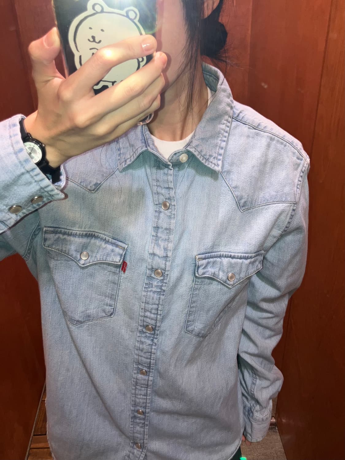 (M) Levi's 리바이스 웨스턴 데님 셔츠 상품이미지2