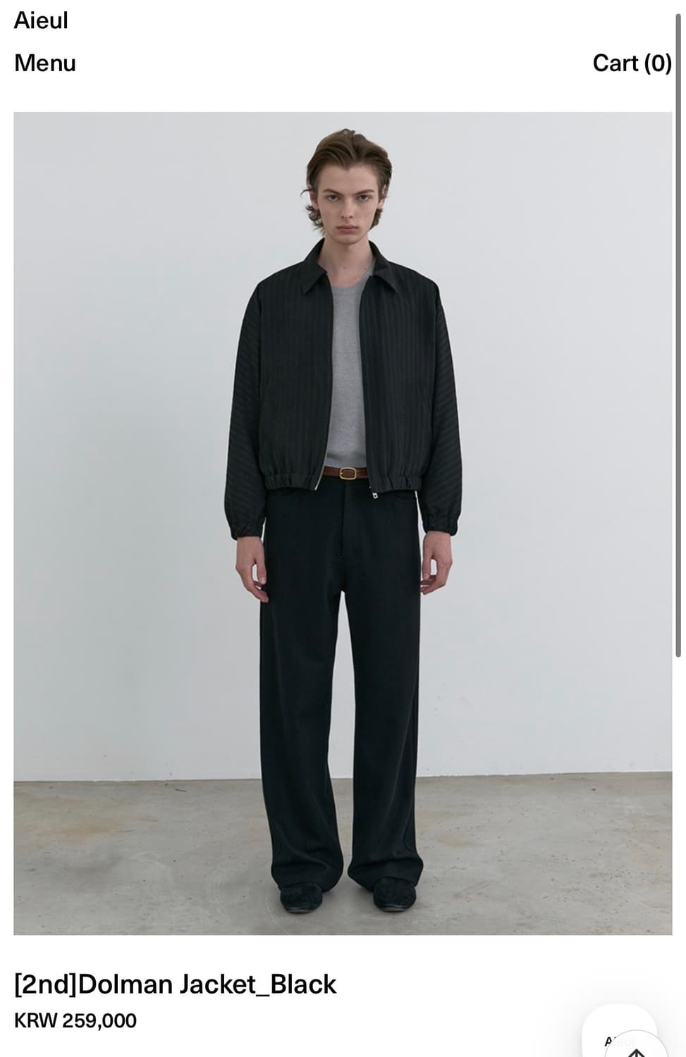 Aieul Dolman Jacket_Black 상품이미지1