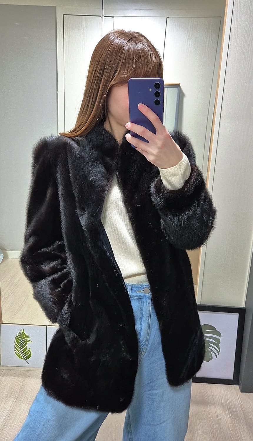 블랙밍크퍼.Mink Fur.Vintage 상품이미지4
