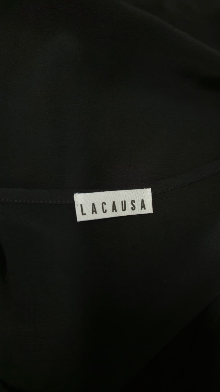 라카우사 블랙 슬립 미니 원피스 S 나시 뷔스티에 레이온 상품이미지4