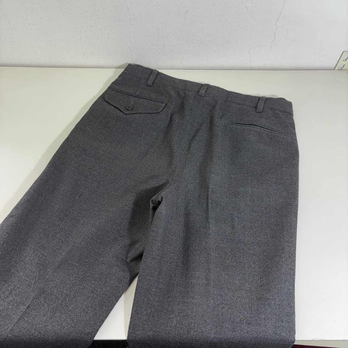 M 폴로랄프로렌 챠콜 테이퍼드핏 카보라 울 슬랙스 상품이미지4