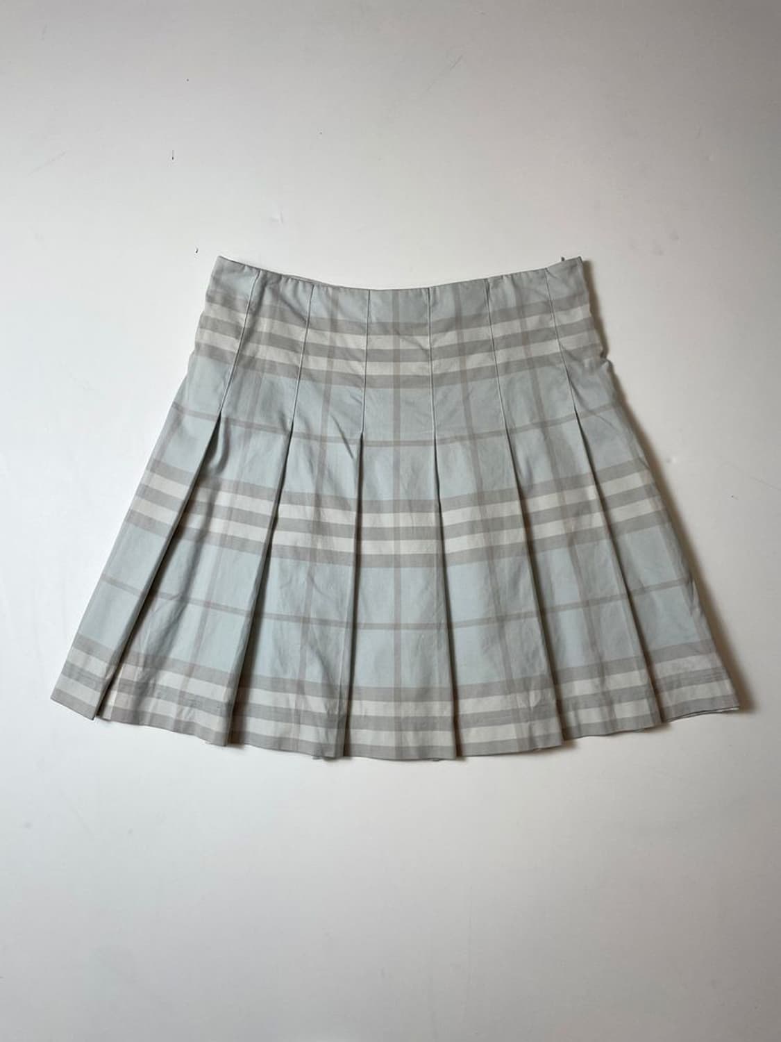 버버리 00's 체크 플리츠 스커트 PN9547 상품이미지1
