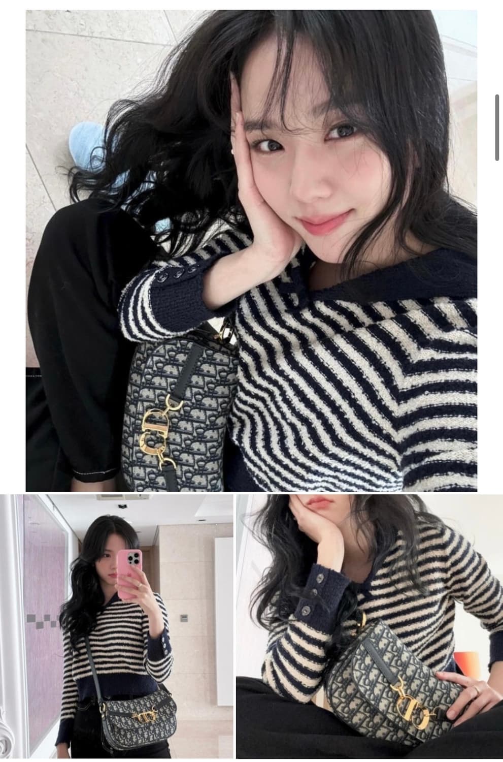 디올 세일러 마리니에르 스웨터 니트 38 상품이미지4