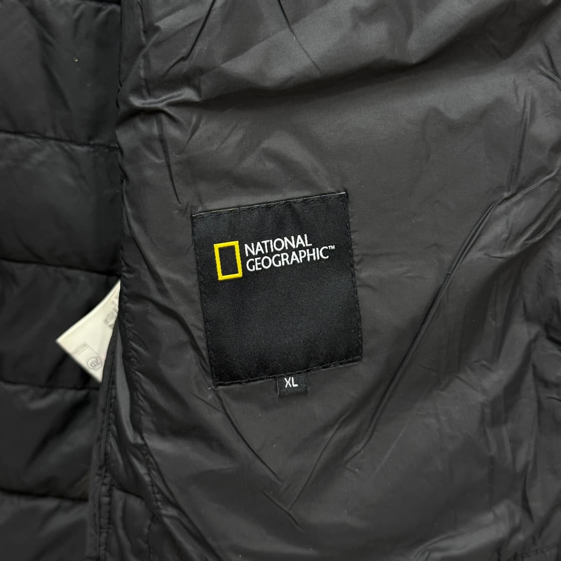 [XL] 내셔널지오그래픽 블랙 경량 다운 자켓점퍼 상품이미지6