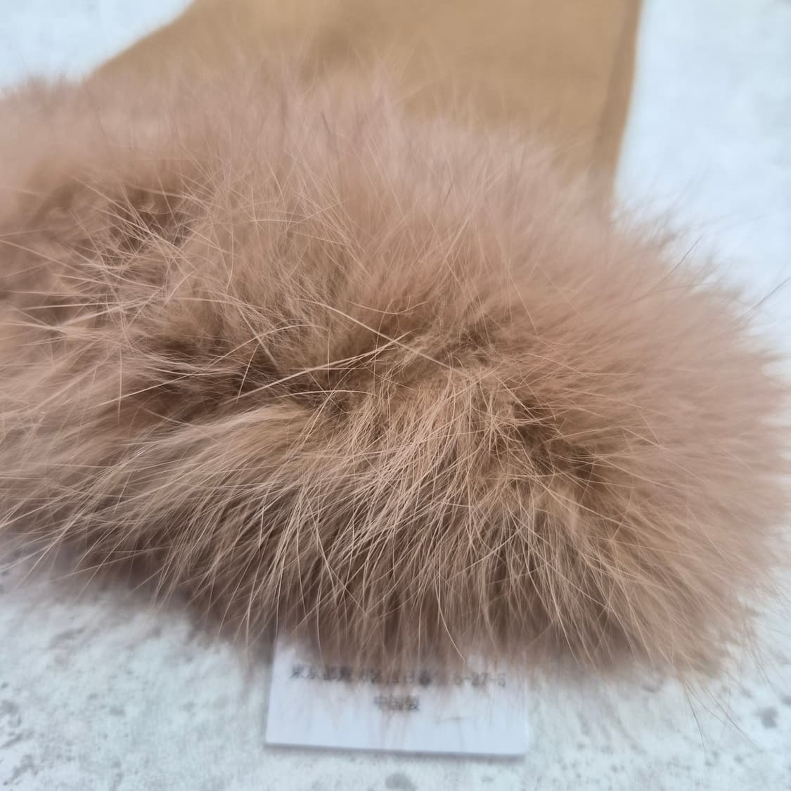 토끼털 면 베이지 겨울 방한 여성 장갑 상품이미지6