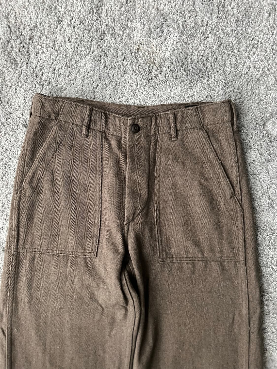 오어슬로우 헤링본 울 퍼티그 팬츠 2 상품이미지2