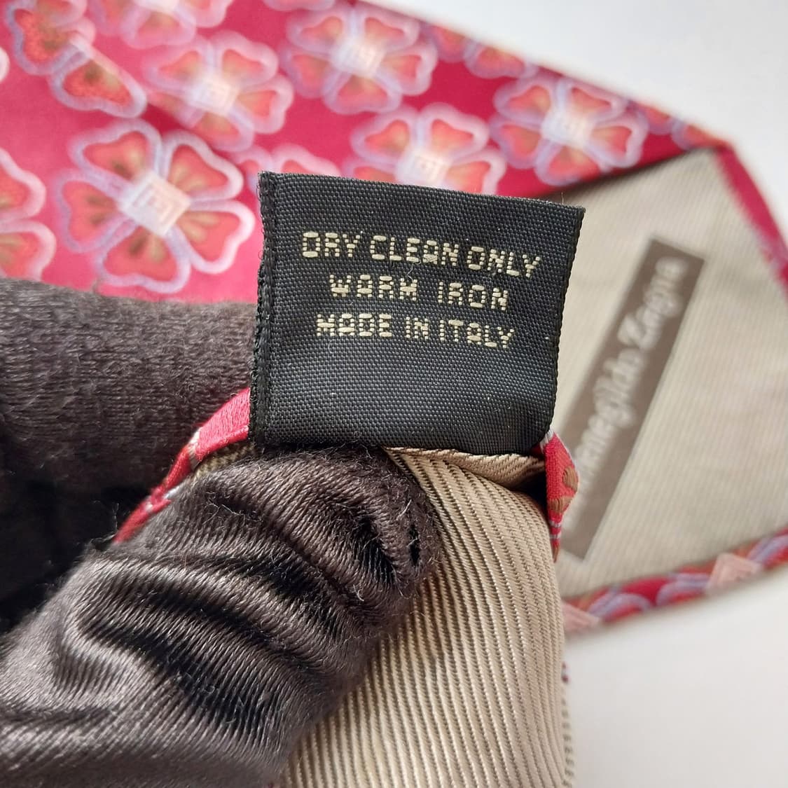 에르메네질도 제냐 플라워 자카드 넥타이 9.8cm A+~A등급 k2055 상품이미지9