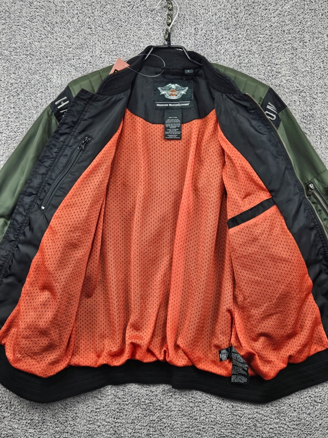 할리데이비슨 모터사이클 봄버 레이싱 자켓 ( L ) / 11670 상품이미지8