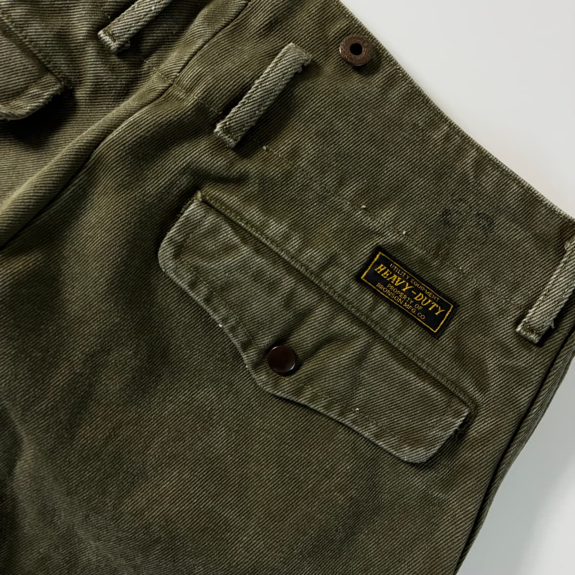 Bronson  브론슨 밀리터리 복각 해비듀티 팬츠 상품이미지6