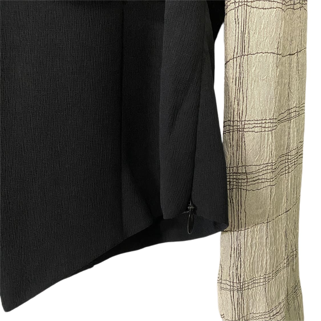 유니크 레이어드 체크 블라우스 상품이미지7