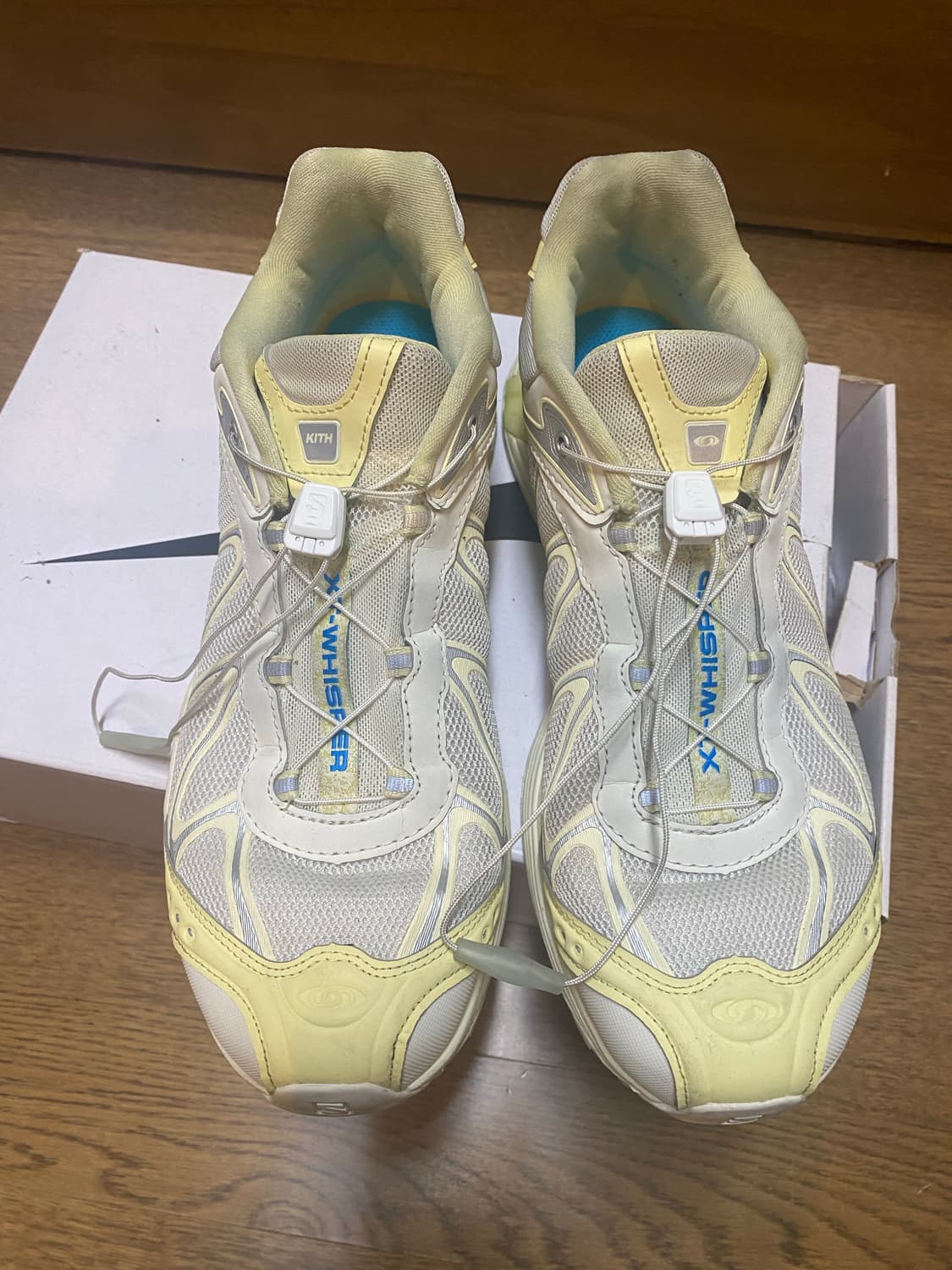 살로몬 xt위스퍼 kith 280 크림 상품이미지5