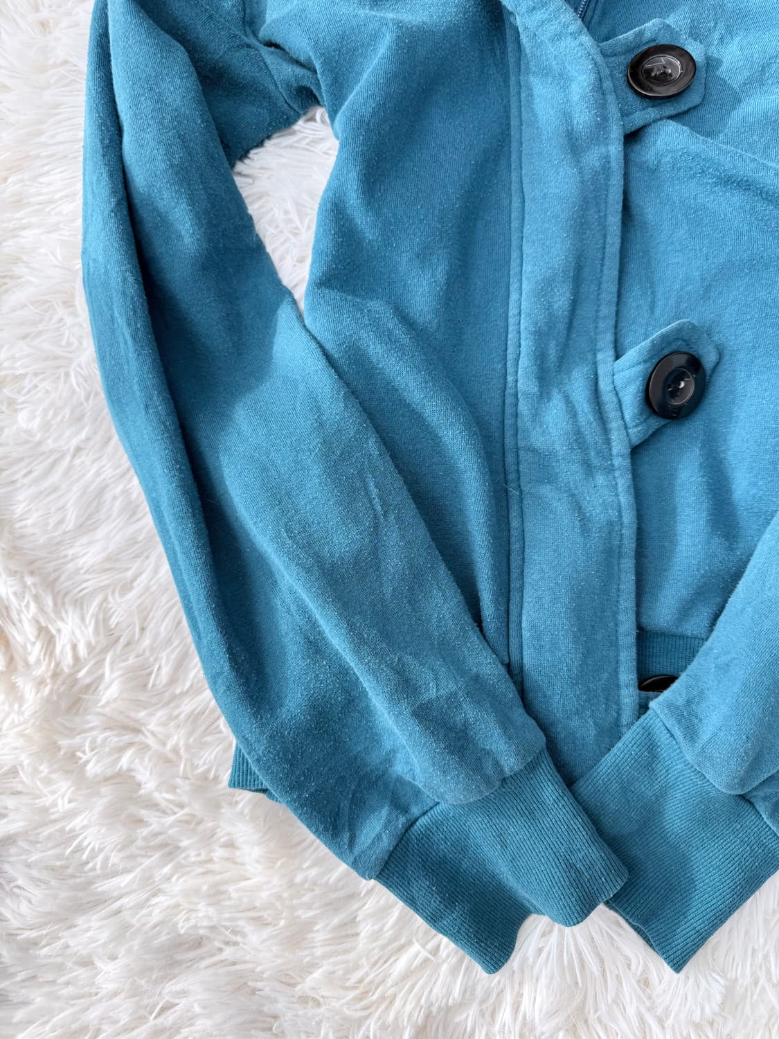 Y2K 틸 플리스 후드 점퍼 상품이미지3