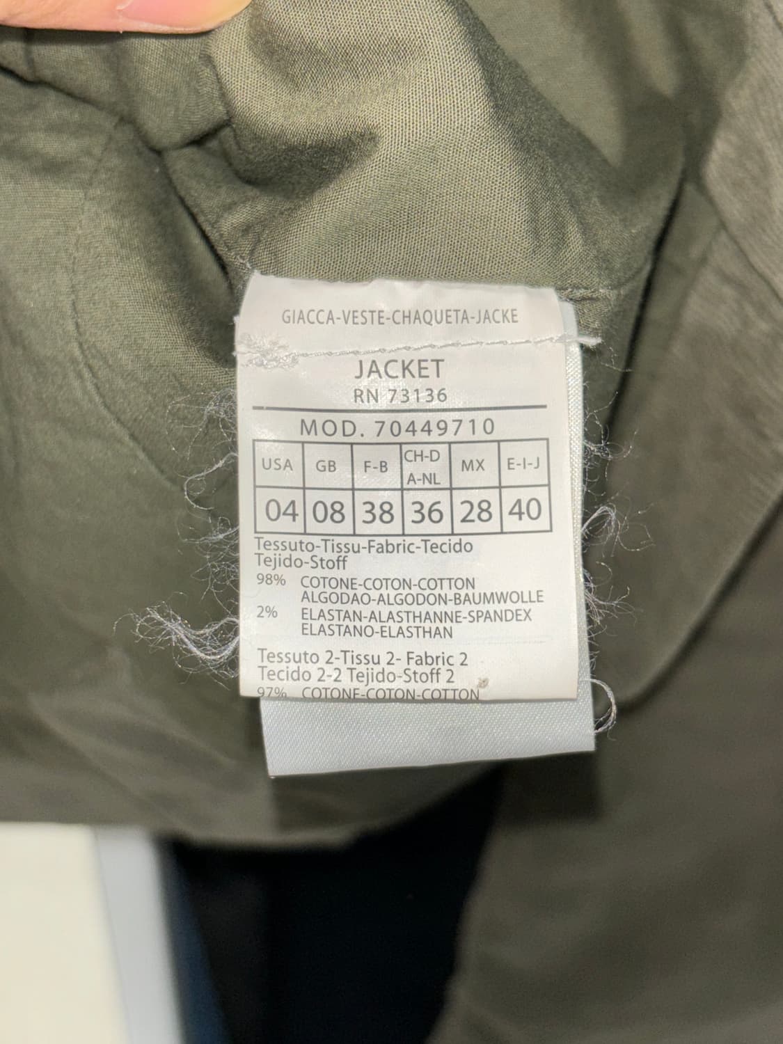 Max&co 코듀로이 나폴레옹 자켓 상품이미지6