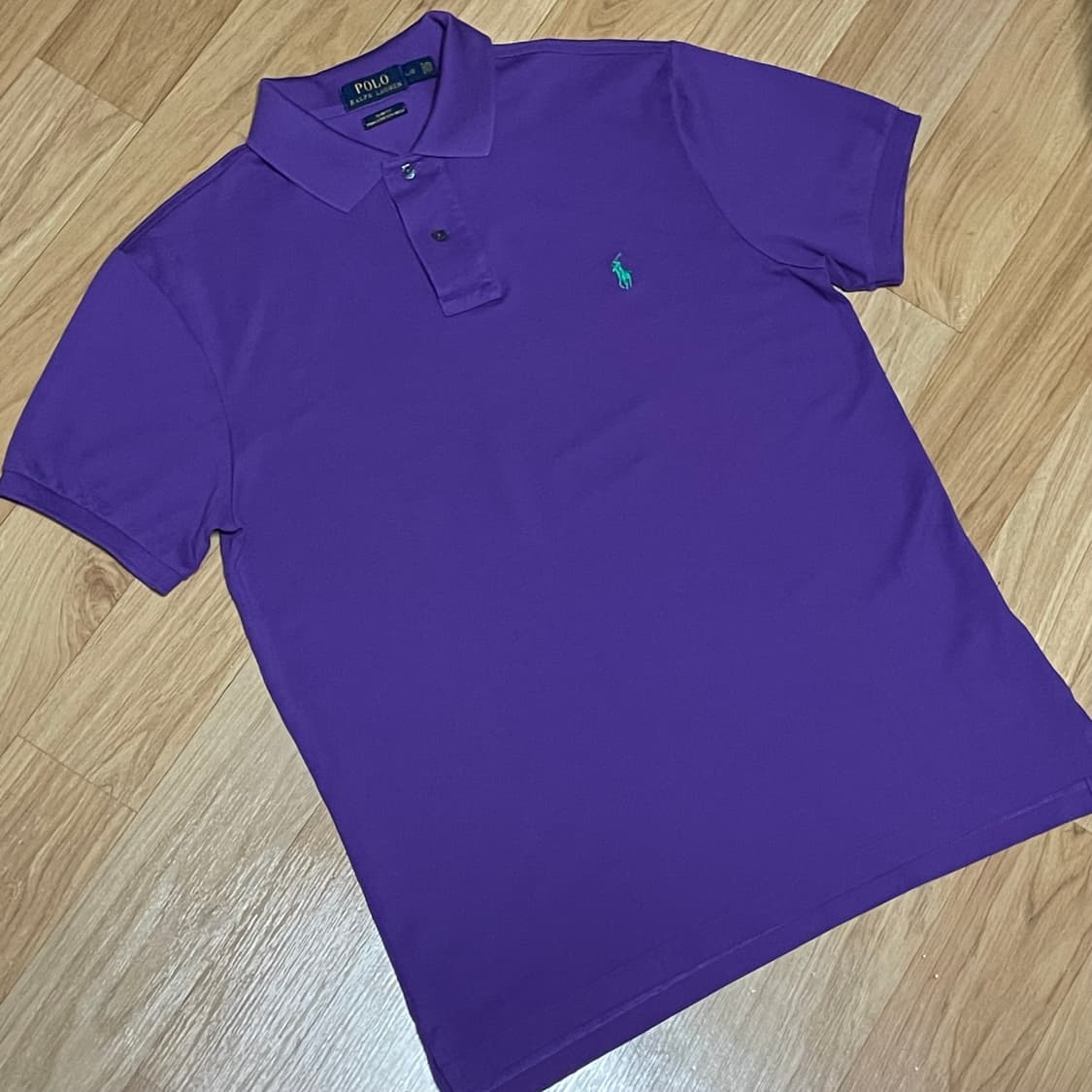 (새상품) [S] 폴로 랄프로렌 퍼플 카라티 상품이미지5