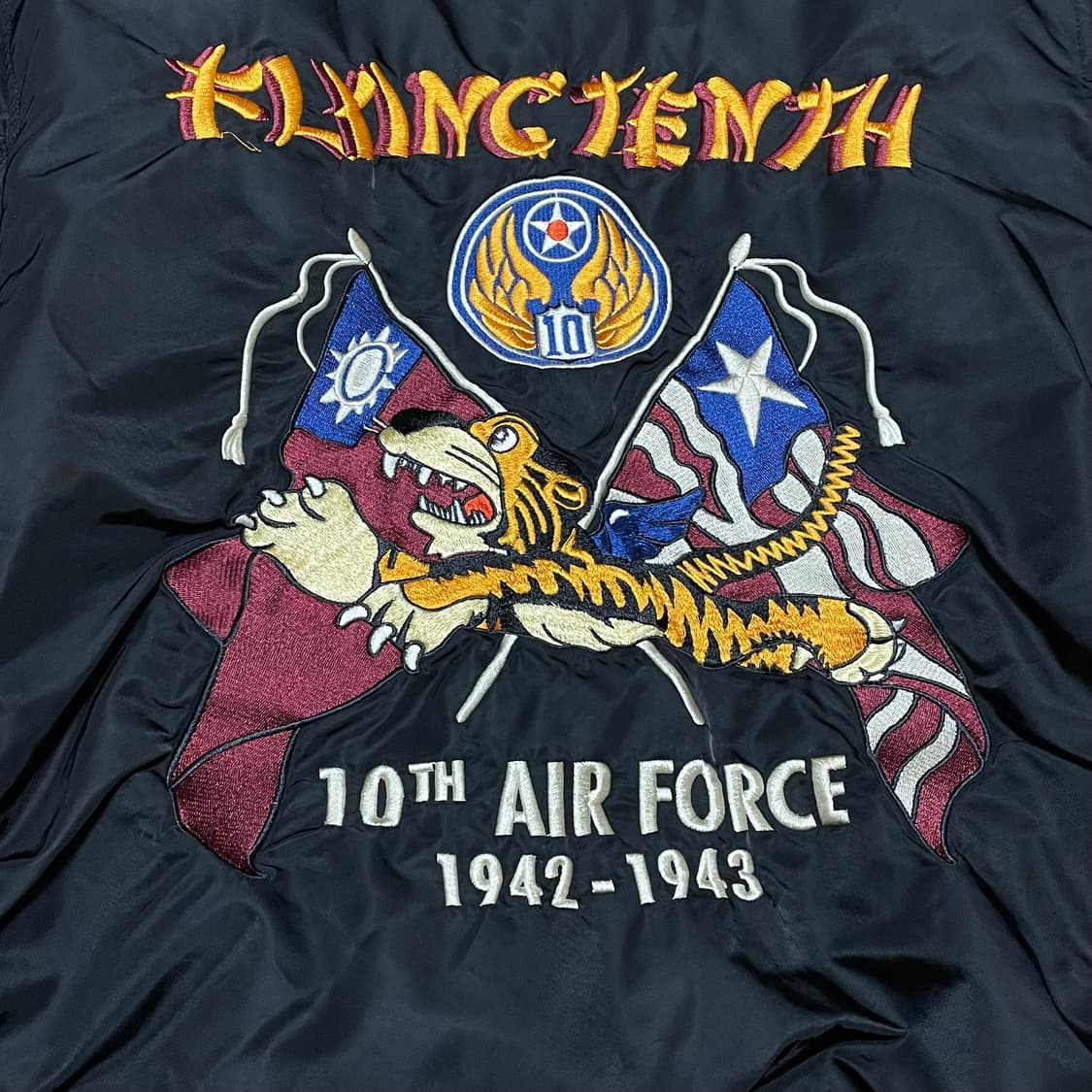 [L] 쇼트 Shott 10th Air Force ma-1 항공점퍼 상품이미지6