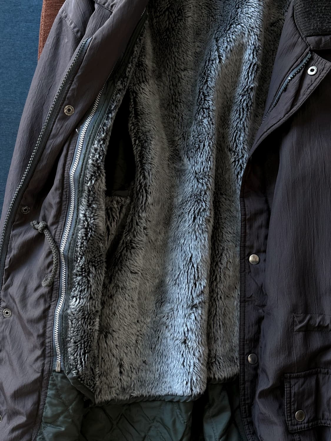 High count poly padded mil parka 상품이미지7